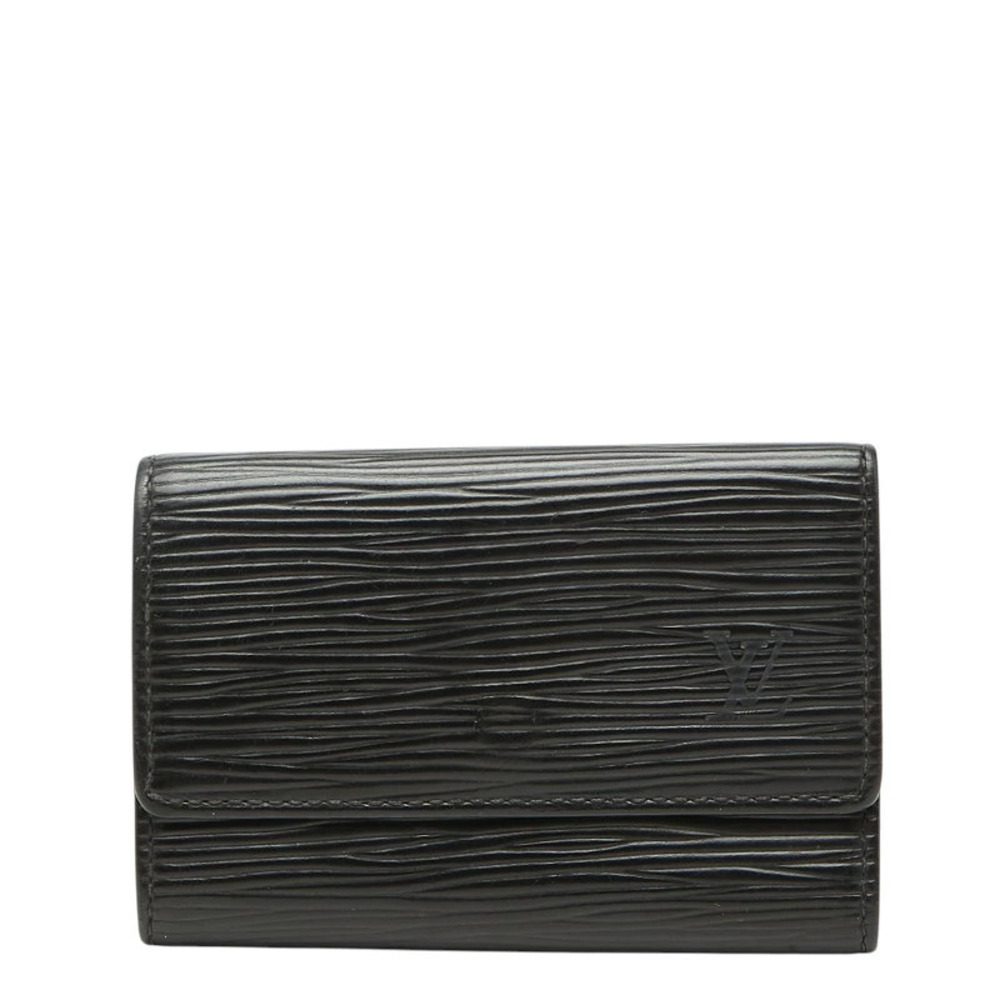 Louis Vuitton Epi Multicles Key Case Wallet Noir Black Leather